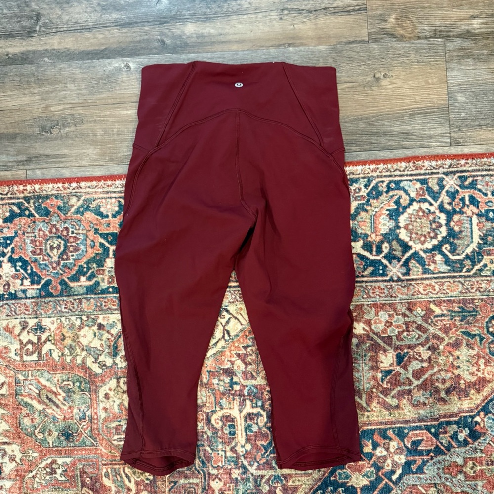 Lululemon Train Times Crop (17")
Deep Rouge - Picture 9 of 9